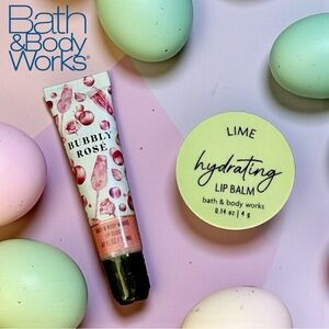 BATH & BODY WORKS BUNDLE! 1 LIP GLOSS & 1 LIP BALM! NEW WITH TAGS!